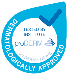 proDERM ProDERM logo - Dermatologically approved