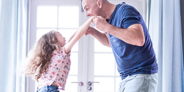 Father & Daughter Playing