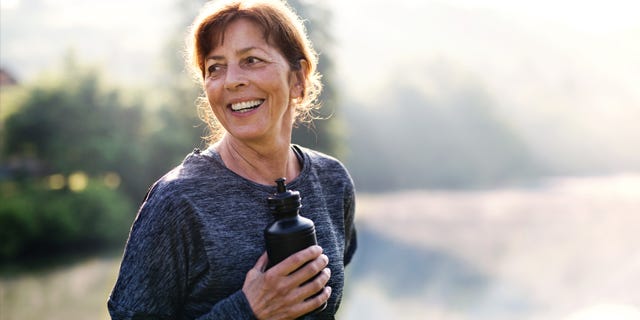 Woman exercising