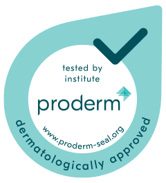 ProDERM logo - Dermatologically approved